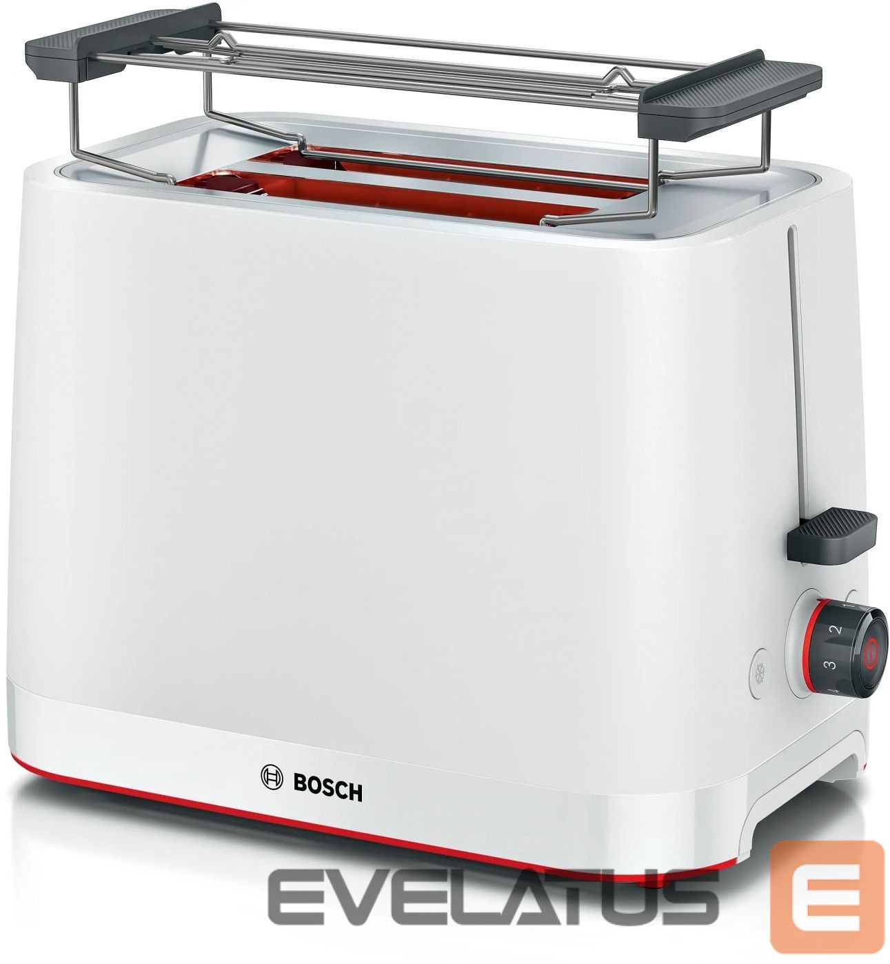 Toster Bosch Compact Toaster | TAT3M121 MyMoment | Number of slots 2 | Housing material Plastic | White