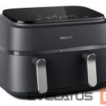 Table grill Philips  Dual Basket Airfryer | NA351/00 3000 Series | Power 2750 W | Capacity 9 L | Rapid Air technology | Black 