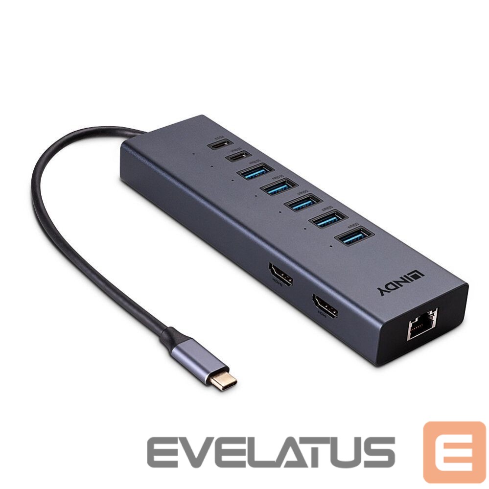 Converter LINDY I/O DOCKING STATION USB-C/DST-MINI DUO 43373