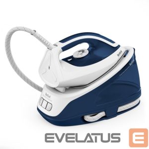 Iron TEFAL  | Express Essential Steam Station | SV6116E0 | 2200 W | 1.4 L | 5 to 6 bar | Auto power off | Vertical steam function | Calc-clean function | White/ Blue 