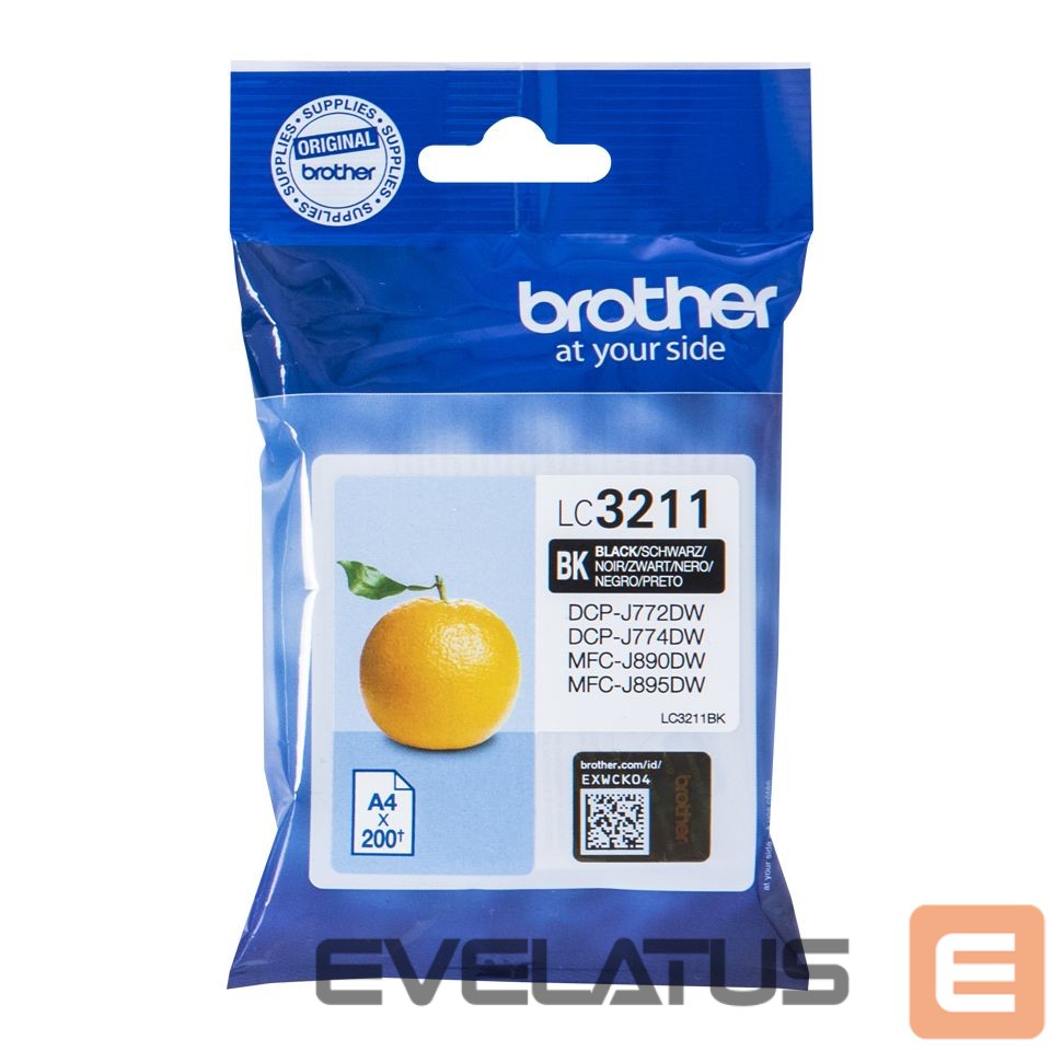 Printer accessories Brother LC3211BK Inkjet cartridge, Black