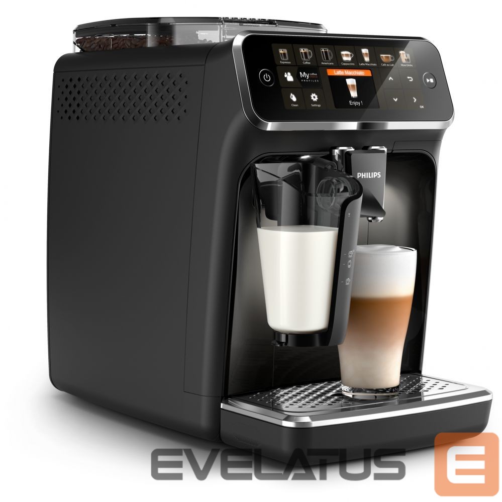 Other small household appliances Philips Espresso Machine | EP5441/50 | Pump pressure 15 bar | Built-in milk frother | Fully automatic | 1500 W | Black