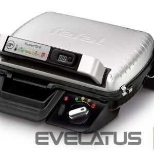 Table grill TEFAL  SuperGrill Timer Multipurpose grill  GC451B12 Contact, 2000 W, Stainless steel 