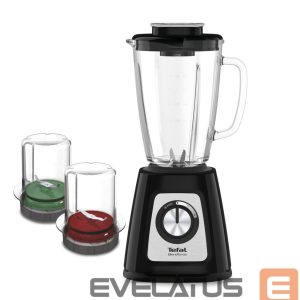 Mixers and blenders TEFAL  Blender BL438831 BlendForce Tabletop, 800 W, Jar material Glass, Jar capacity 1.25 L, Ice crushing, Black 