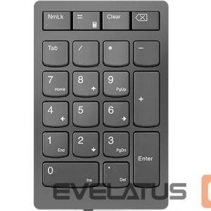 Computer keyboard Lenovo  Go Wireless Numeric Keypad Storm Grey 