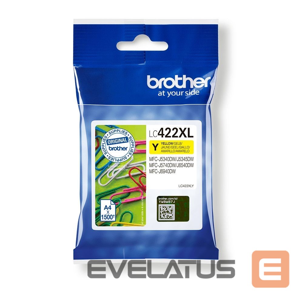 Printer accessories Brother LC422XLY Ink Cartridge, Yellow