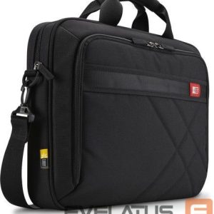Laptop Bag Case Logic  Casual Laptop Bag DLC117 Fits up to size 17 ", Black, Shoulder strap 