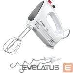 Mixers and blenders Bosch  Hand Mixer MFQ22100 CleverMixx 375 W, Number of speeds 4, Turbo mode, White/Dark Grey 