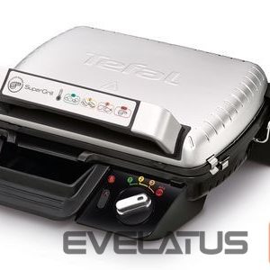Table grill TEFAL  SuperGrill Standard GC450B32 Contact, 2000 W, Stainless steel 