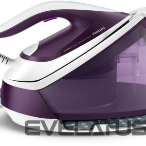 Iron Philips  Ironing System GC7933/30 PerfectCare Compact Plus 2400 W, 1.5 L, 6.5 bar, Auto power off, Vertical steam function, Calc-clean function, Purple, 120 g/min 