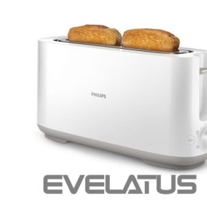 Toster Philips  Toaster HD2590/00 Daily Collection Power 870-1030 W, Number of slots 2, Housing material Plastic, White 