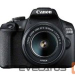 Digital camera Canon  EOS 2000D 18-55 IS II EU26 SLR Camera Kit, Megapixel 24.1 MP, Image stabilizer, ISO 12800, Display diagonal 3.0 ", Wi-Fi, Video recording, APS-C, Black 
