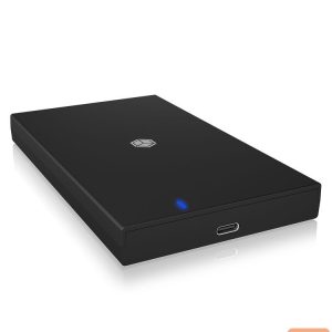 Hard drive case Raidsonic  ICY BOX IB-200T-C3 Enclosure for 1x SSD/HHD with USB 3.2 Gen 1 Type-A/Type-C combi-cable 