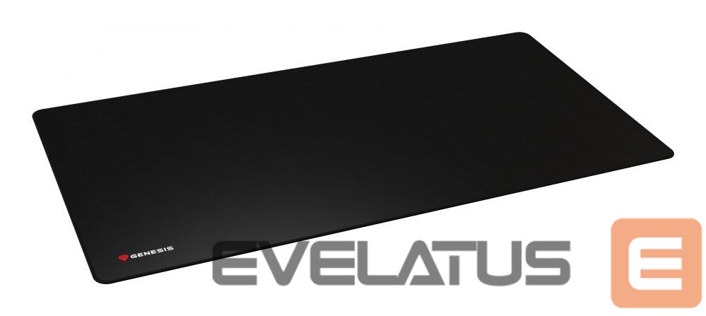 Computer mouse Genesis Carbon 500 Maxi Logo Mouse pad, 450 x 900 x 2.5 mm, Black