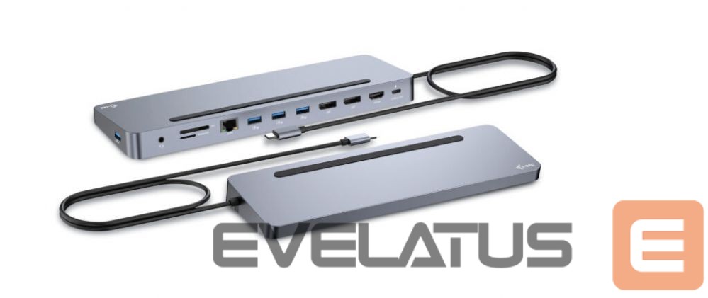 Computer accessories I-TEC I-TEC USB-C Metal Ergonomic 4K 3x Disply