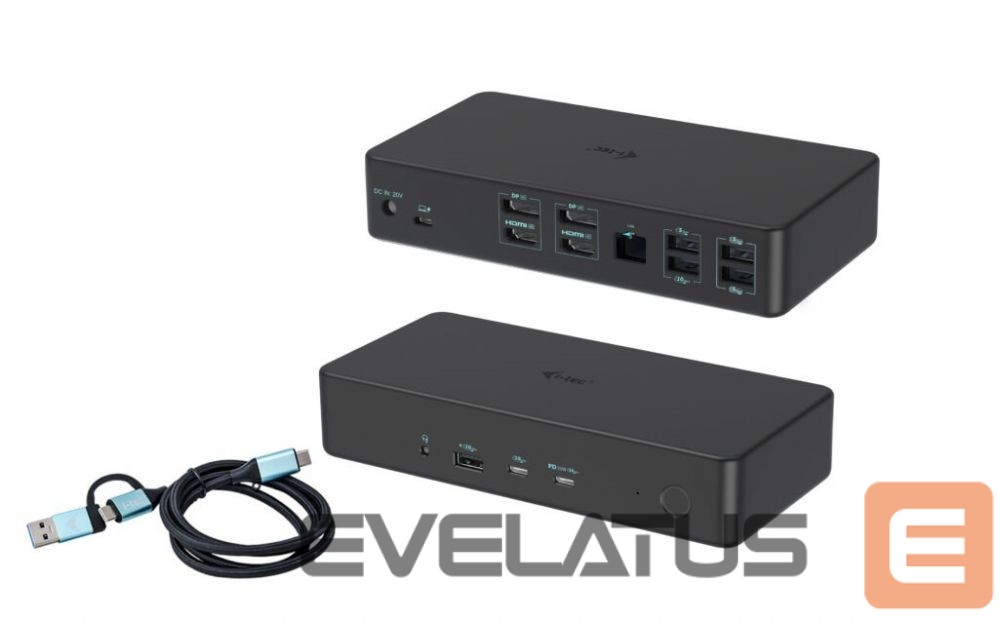 Computer accessories I-TEC I-TEC USB3.0/USB-C/TB 2x4K Pro Dock