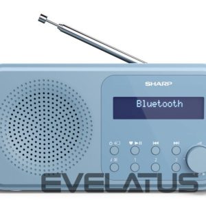 Speakers Sharp  DR-P420(BL) Tokyo Portable Digital Radio, FM/DAB/DAB+, Bluetooth 5.0, USB or Battery Powered, Blue 