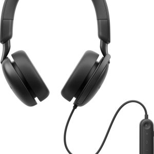 Wired headphones Dell  Pro Wired On-Ear Headset WH5024 Built-in microphone ANC USB Type-A Black 