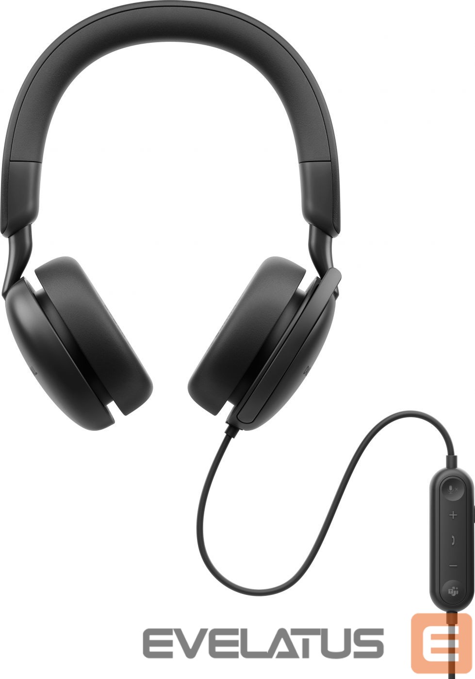 Wired headphones Dell Pro Wired On-Ear Headset WH5024 Built-in microphone ANC USB Type-A Black