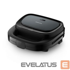 Toster Philips  HD2330/90 Sandwich Maker, 750 W, Non-slip feet, Black 