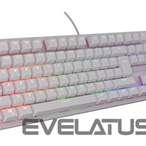 Computer keyboard Genesis  THOR 303 | Mechanical Gaming Keyboard | Wired | US | White | USB Type-A | Outemu Peach Silent 