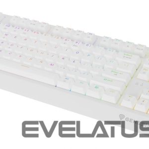 Computer keyboard Genesis  THOR 230 | Mechanical Gaming Keyboard | Wireless | US | White | 2.4 GHz, Bluetooth, USB | Outemu Red 