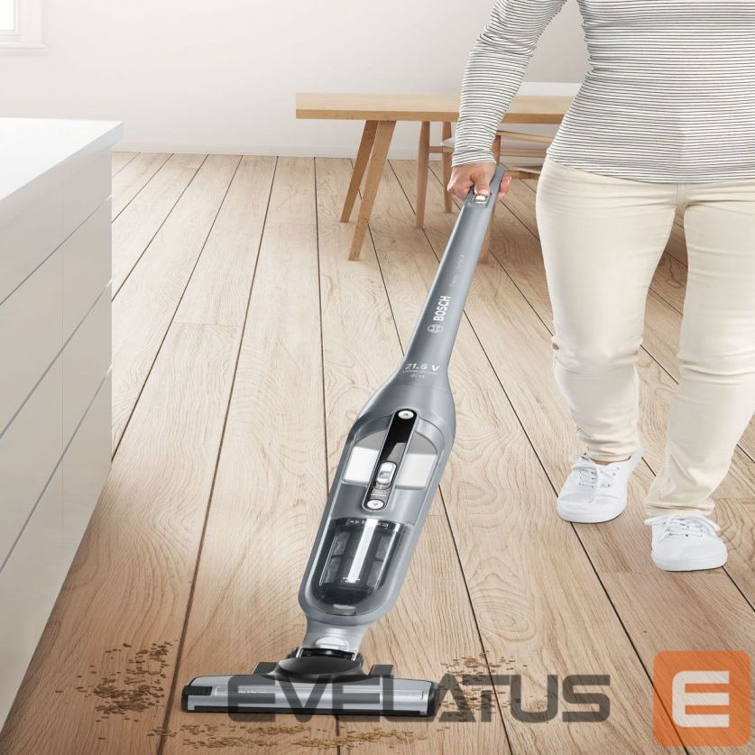Vacuum cleaner Bosch Vacuum Cleaner | BCH3P210 Series 4 | Cordless operating | Handstick | 21.6 V | Operating time (max) 50 min | Silver | Warranty 24 month(s)