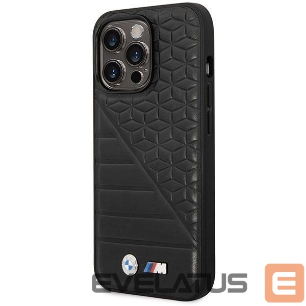 Back panel cover BMW BMW Bi Pattern Case for iPhone 14 Pro 6.1" - Black