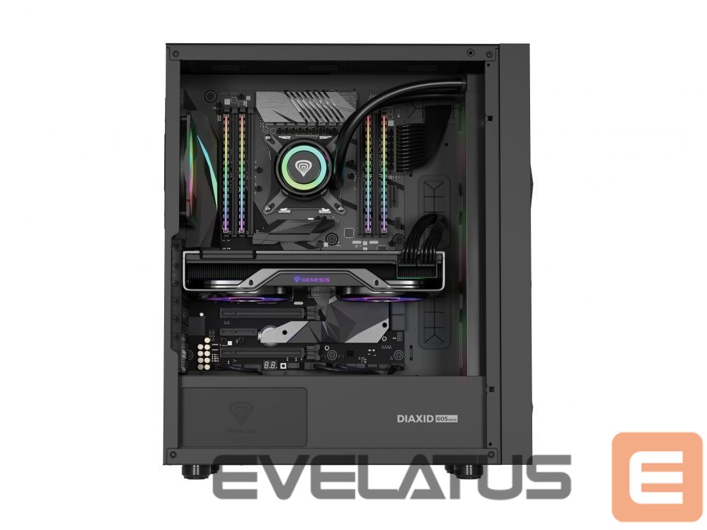 Computer components Natec NATEC Genesis PC Case Diaxid 605 black