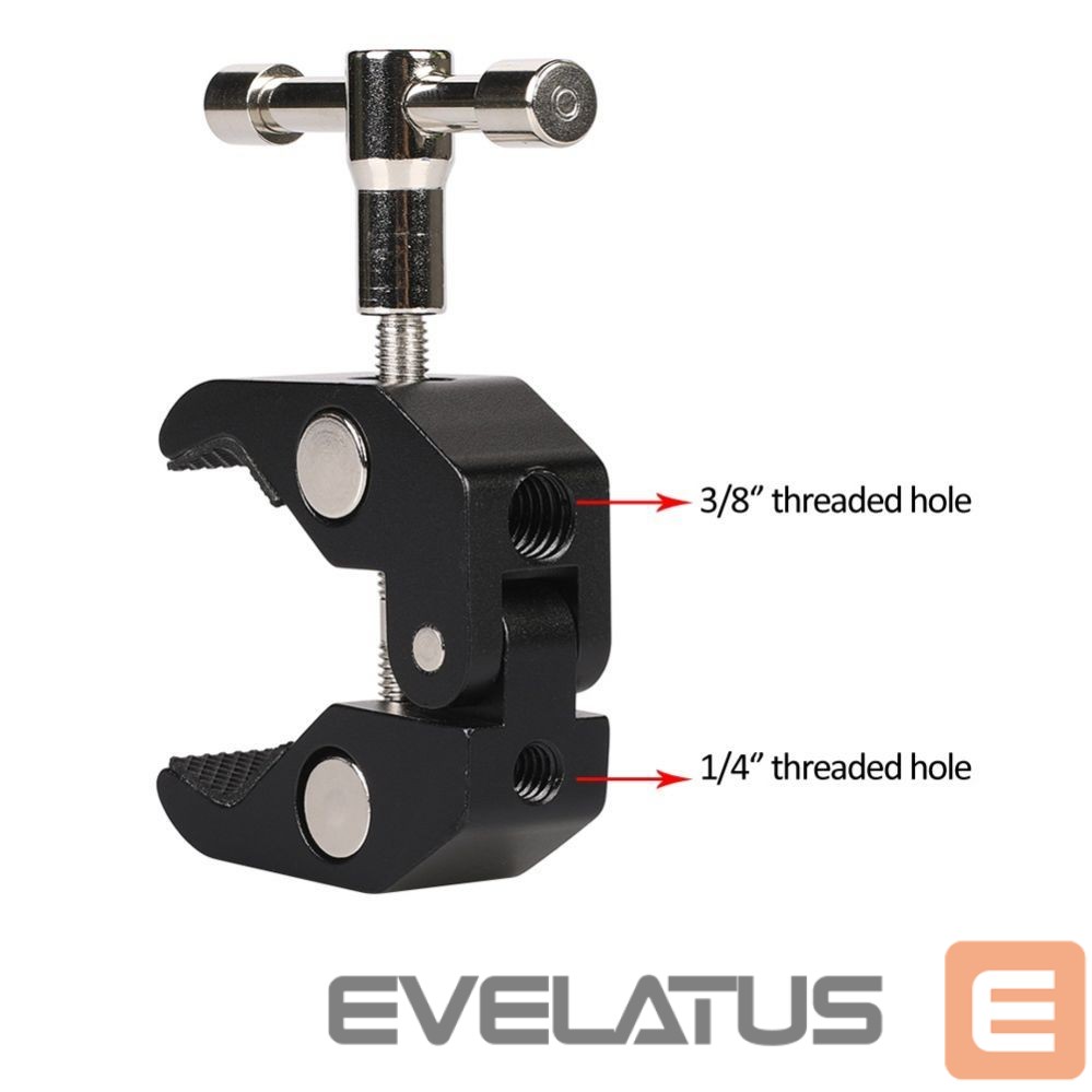 Camera accessory Hurtel Clamp holder for camera, camera, microphone