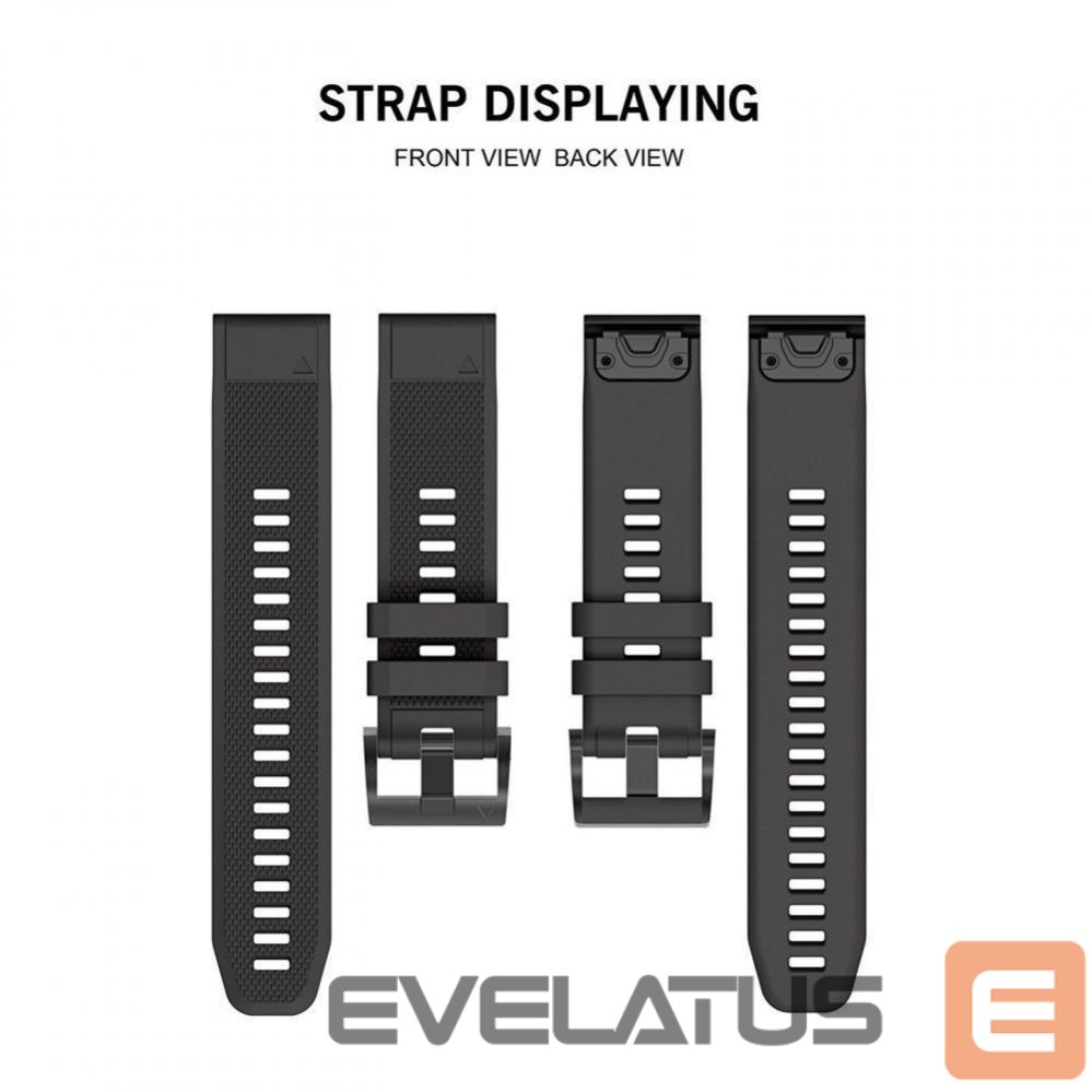 Strap Tech-Protect Tech-Protect Smooth case for Garmin Fenix 5 / 6 / 6 Pro / 7 - black