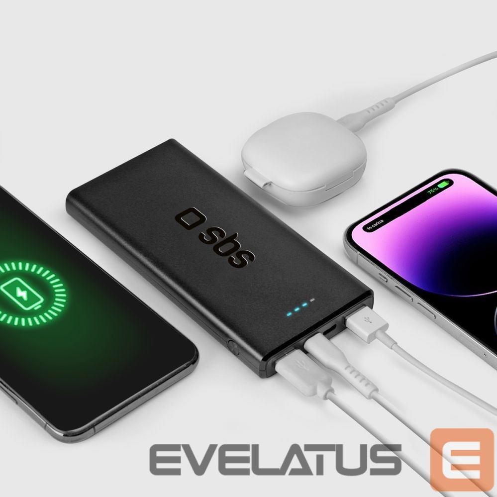 Power bank SBS Powerbank SBS TTBB10000FASTPD20K 10000 mAh 20W with Power Delivery - black