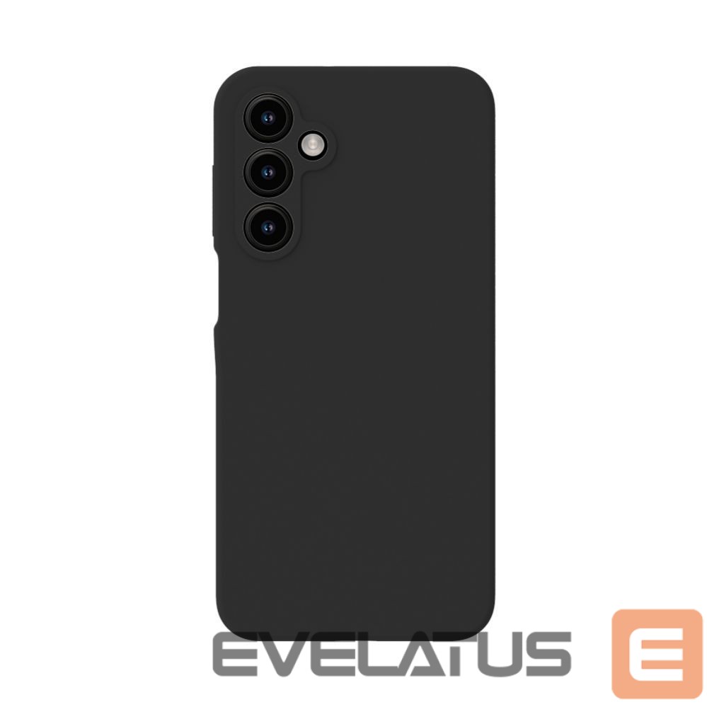 Back panel cover Evelatus Samsung Galaxy A16 5G Premium Magnetic Soft Touch Silicone Case Black