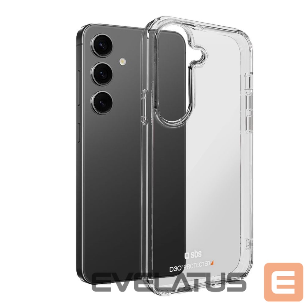 Back panel cover SBS SBS D3O Case for Samsung Galaxy S24 - Transparent