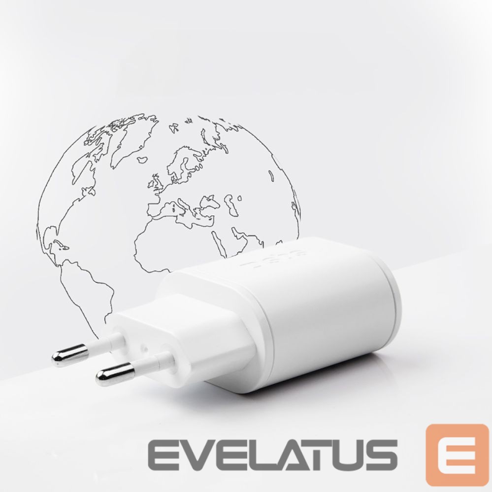 Adapter SBS SBS TETRPD20W 20W USB-A USB-C Wall Charger with Power Delivery - White