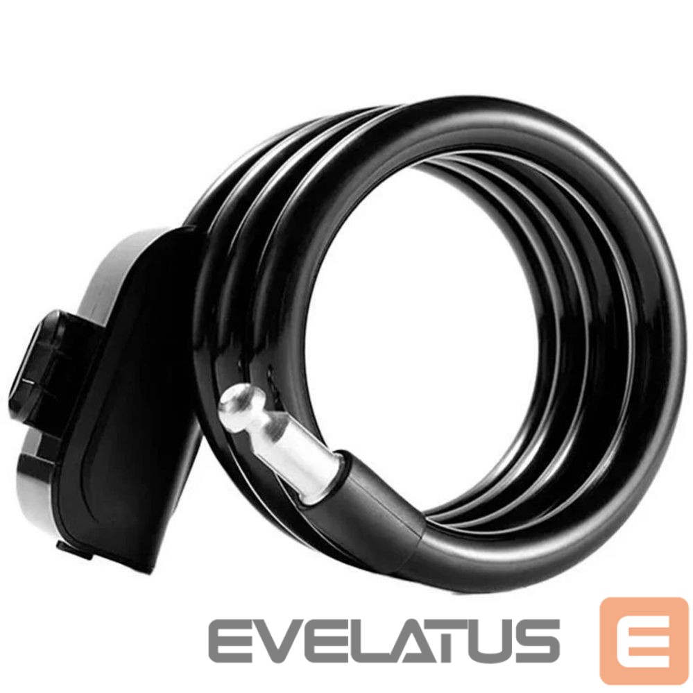 Bicycle accessory Rockbros Rockbros RKS515-BK bicycle lock with 1.1 m key - black