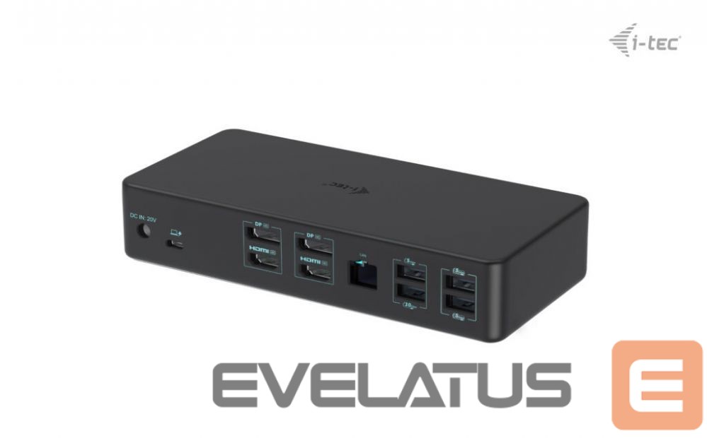 Computer accessories I-TEC I-TEC USB3.0/USB-C/TB 2x4K Pro Dock