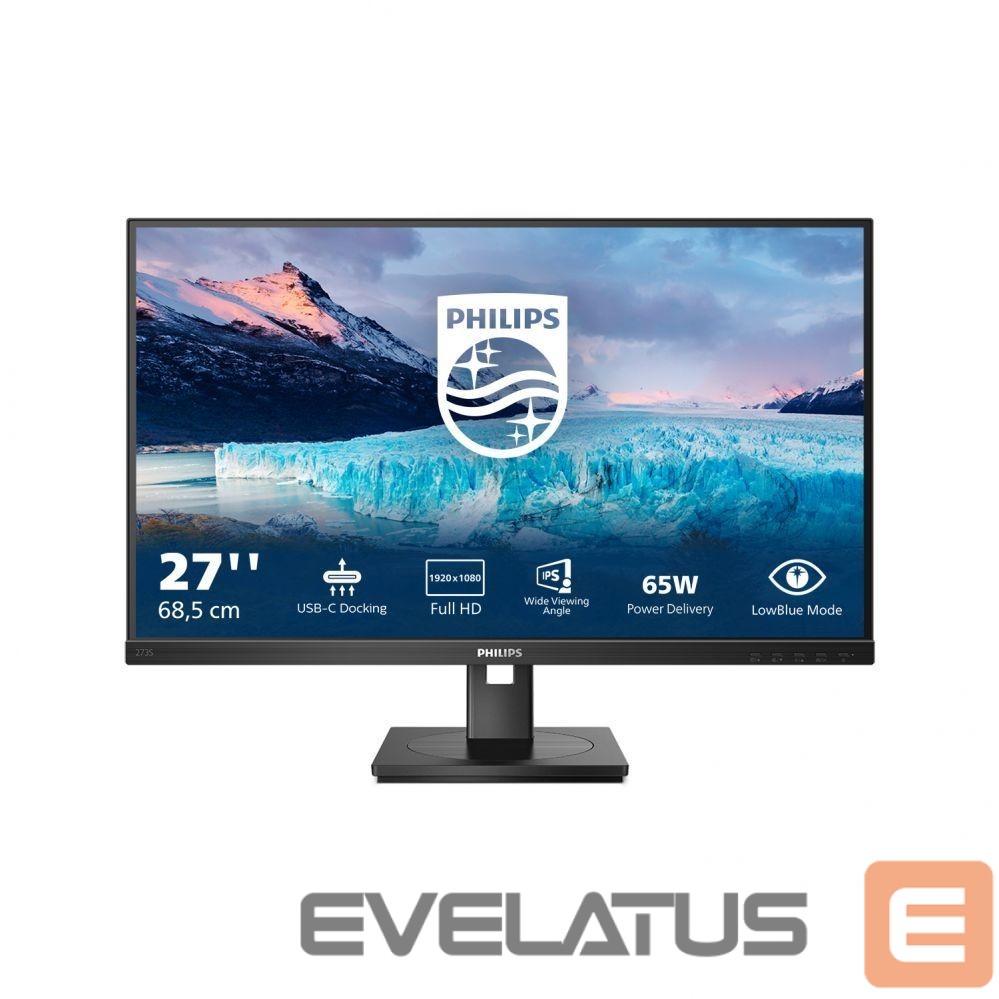 Monitors Mmd-monitors & displays PHILIPS 273S1/00 27inch FHD IPS 16:9