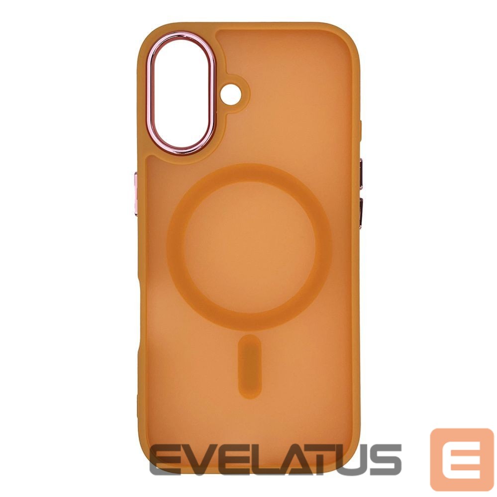 Back panel cover Wozinsky Wozinsky Fashion Case MagSafe for Samsung Galaxy S25 - orange