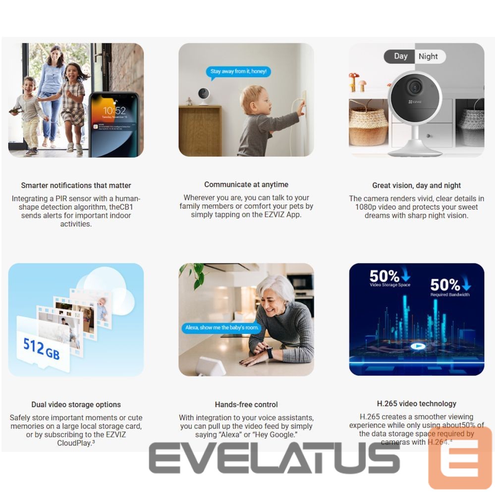 Video camera EZVIZ CB1 1080p IP Wi-Fi CS-CB1-R100-1K2WF