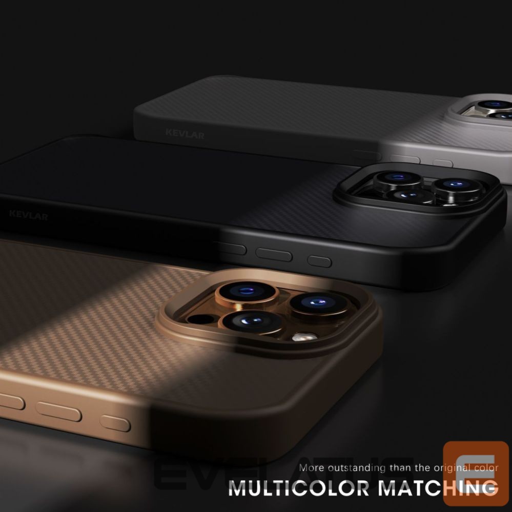 Back panel cover Wozinsky Wozinsky Carbon Fiber Case with MagSafe for Samsung Galaxy S25 - Brown
