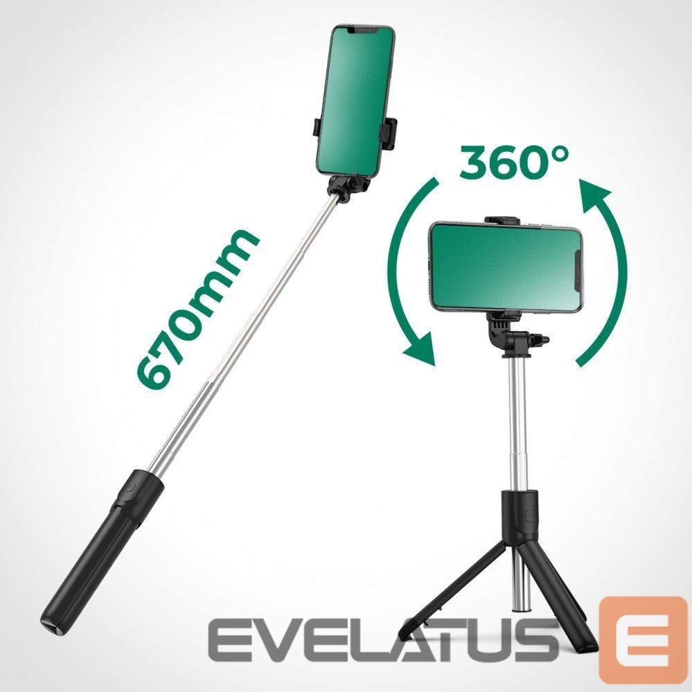 Camera accessory Hurtel Selfie stick WRY1S telescopic tripod 0.7m for phone - black