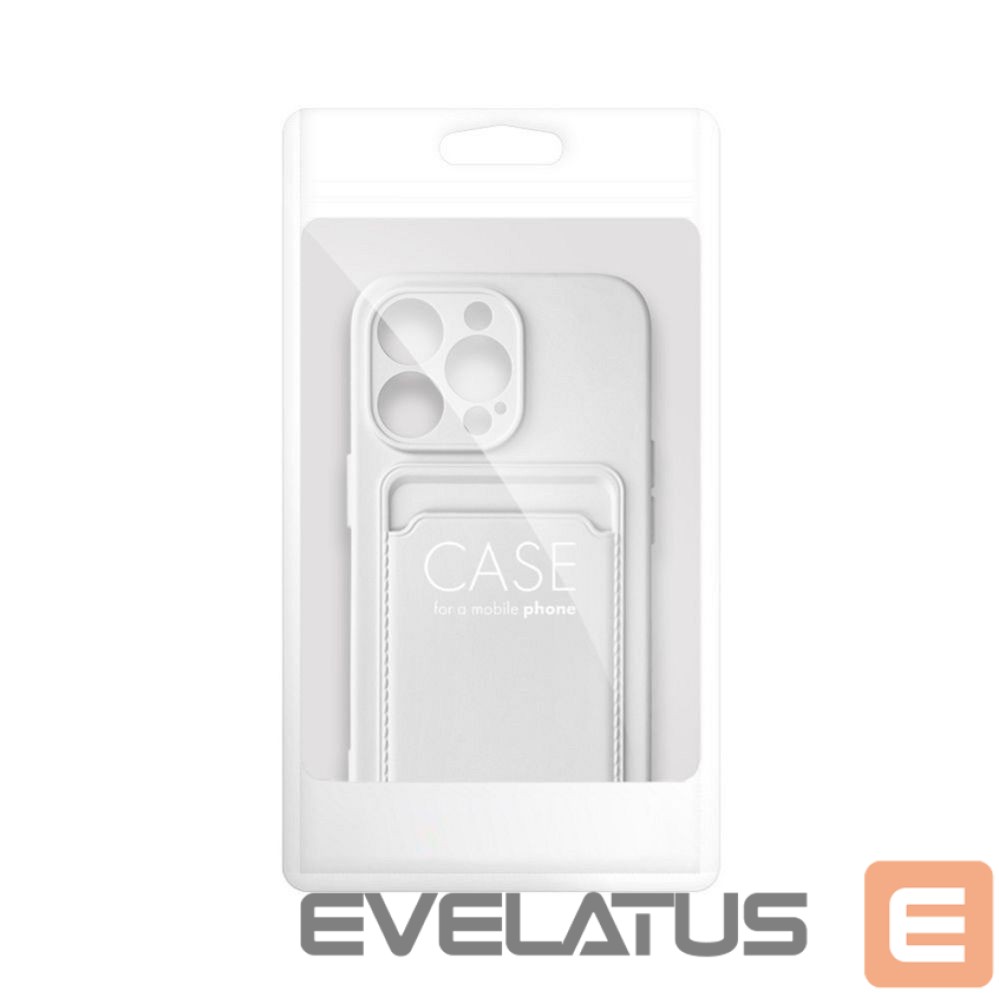Back panel cover OEM Case for iPhone 15 PRO MAX Card Case white