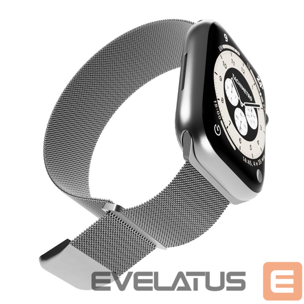 Strap Puro Puro Milanese Stainless Steel Strap for Apple Watch 42 / 44 / 45 / 49 mm - Silver