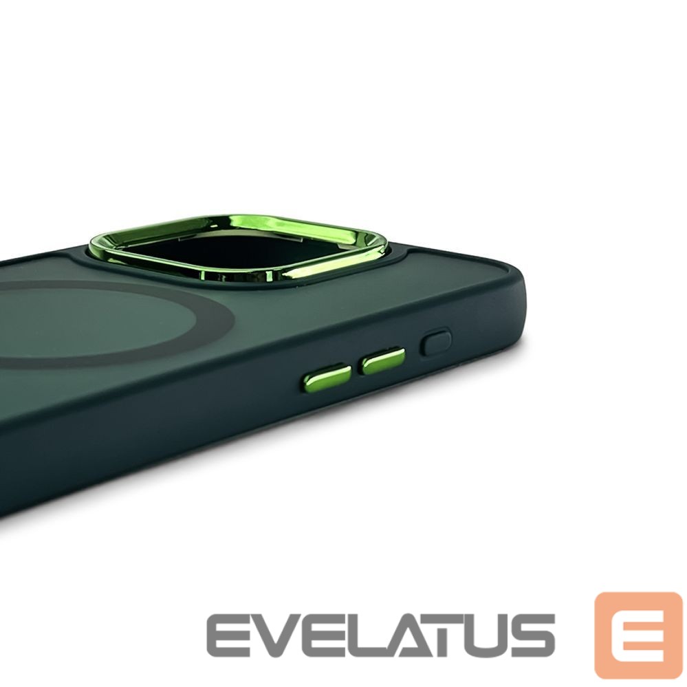 Back panel cover Wozinsky Wozinsky Fashion Case MagSafe for Samsung Galaxy S25 - Green