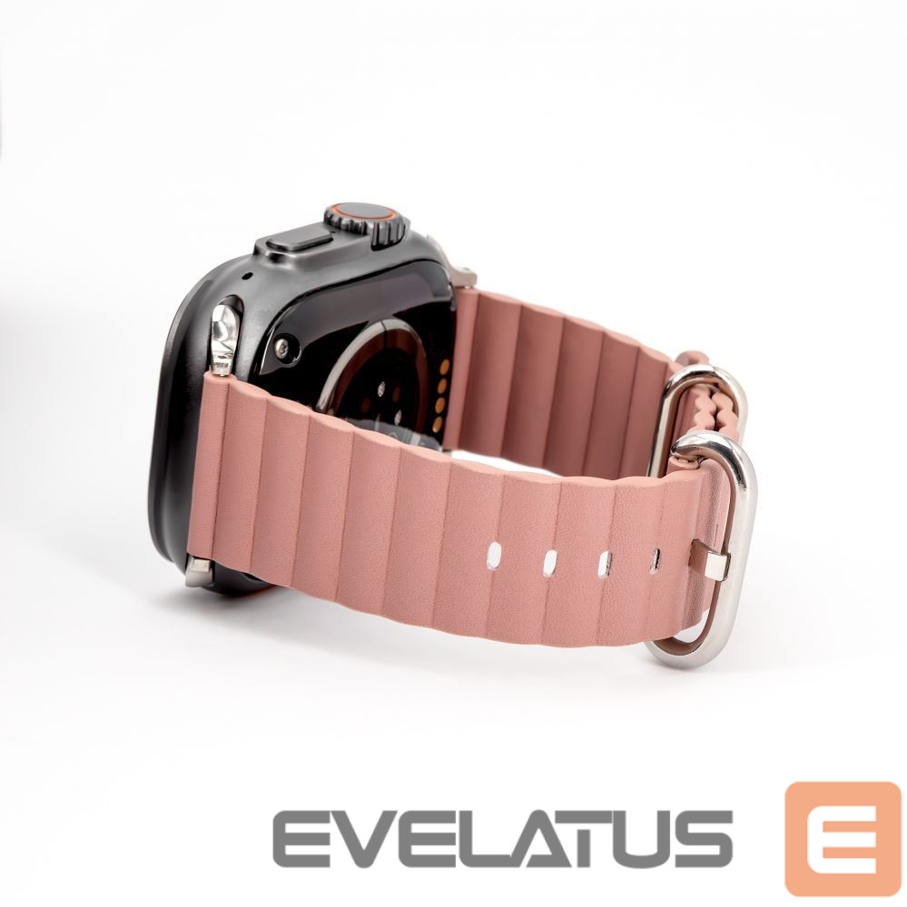 Strap Connect Watch 38/40/41mm Marine leather Watch Strap Smoky Purple