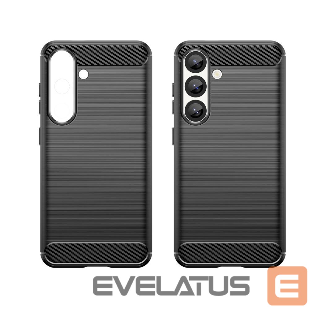 Back panel cover Hurtel Carbon Case for iPhone 16e - Black