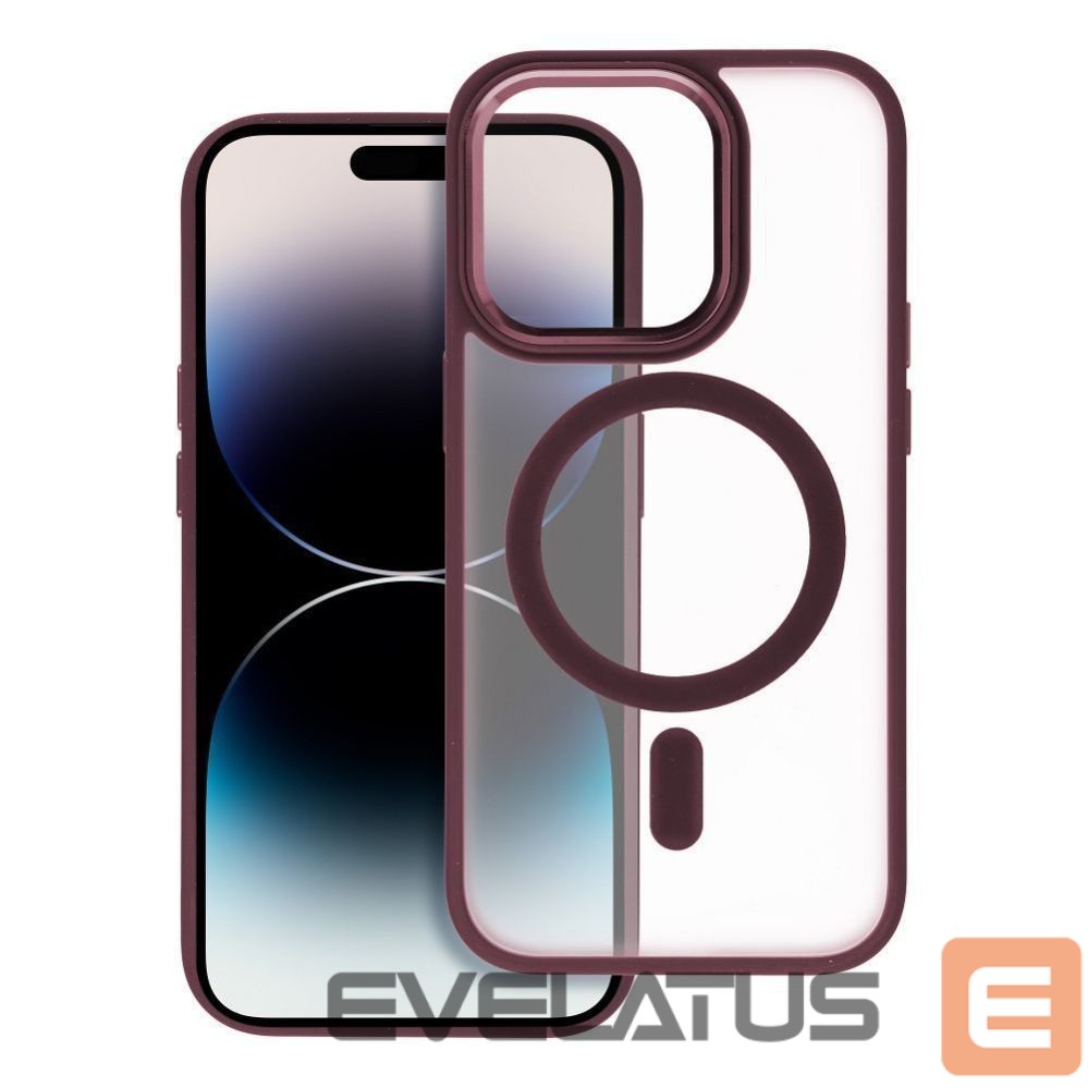 Back panel cover OEM - Case for iPhone 17 PRO MAX Matte Mag Cover compatible with MagSafe red
