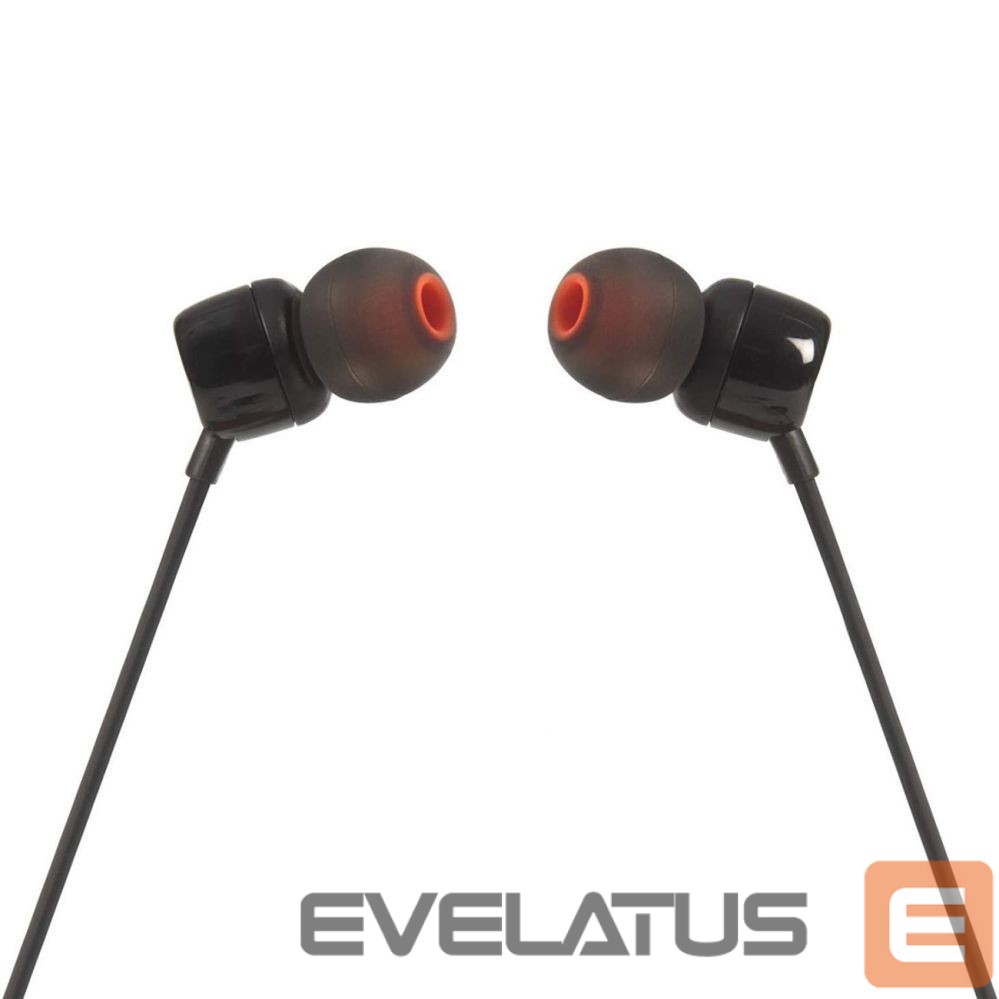 Wired headphones JBL JBL Tune 110 in-ear headphones with 3.5mm mini jack and remote control - black