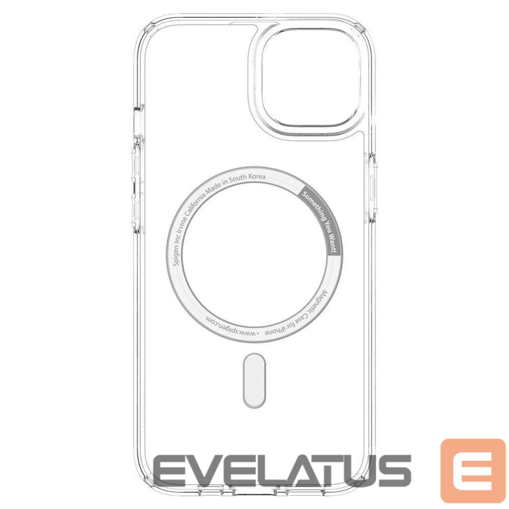 Back panel cover Spigen Transparent || White